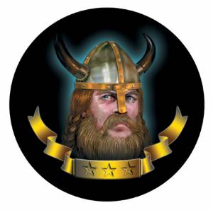 Vikings Mascot 2" Insert