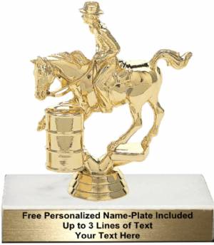 5 1/4" Barrel Racing Male Trophy Kit