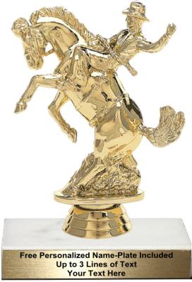 5 1/4" Bucking Bronc Trophy Kit