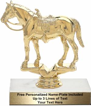 6 1/4" Western Horse Trophy Kit