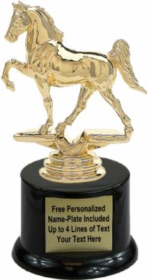 7 1/2" Tennessee Walking Horse Trophy Kit with Pedestal Base