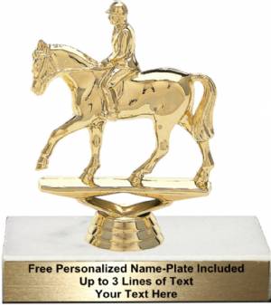 5 1/4" Equestrian Horse Trophy Kit