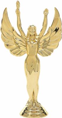 7 1/2" Victory Female Gold Trophy Figure