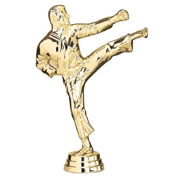 6" Male Karate Kicker Figure Gold