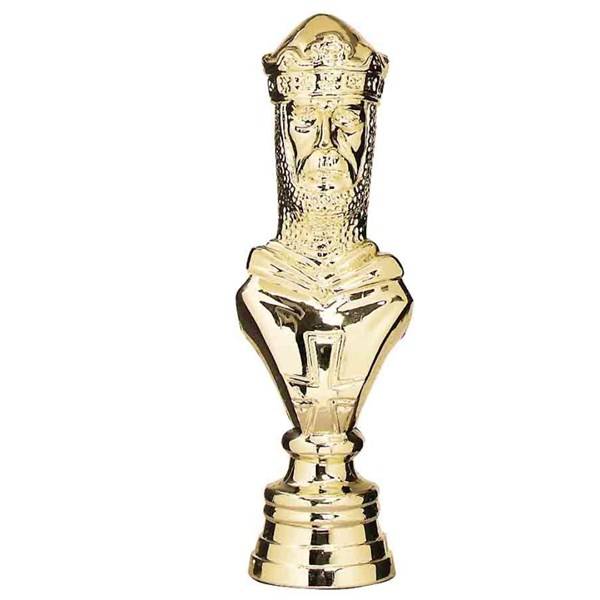 Gold 5 3/4" Chess King Trophy Figure
