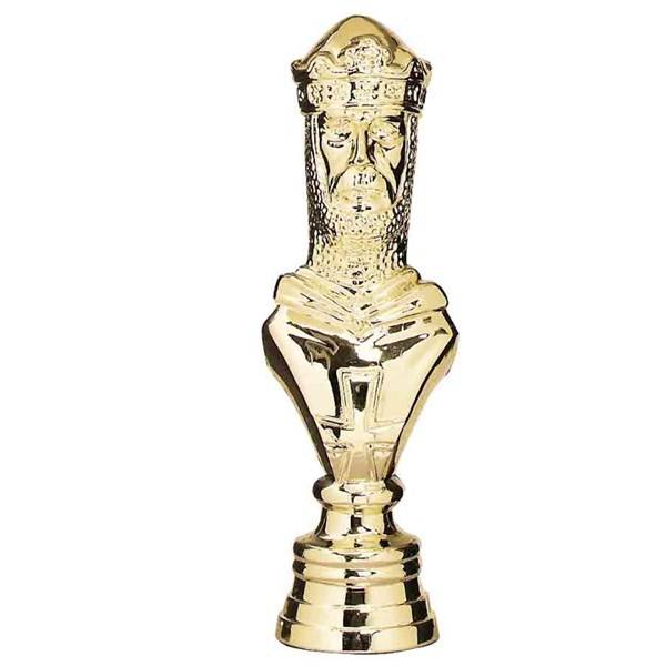 Gold 5 3/4" Chess King Trophy Figure