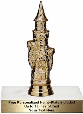6 1/2" Castle Chess Trophy Kit