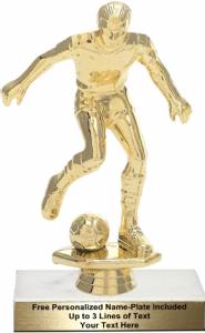 8 3/4" Soccer Male Trophy Kit