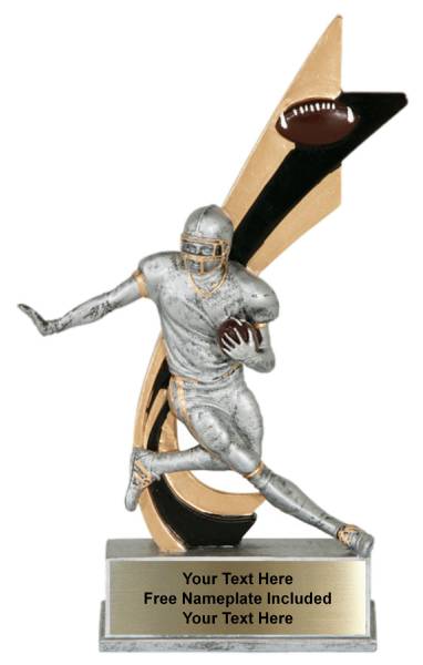 8" Football Live Action Series Resin Trophy