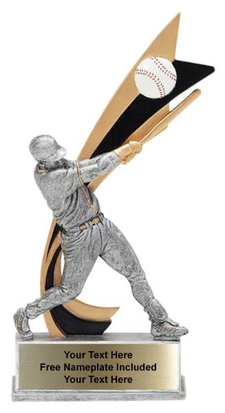 8" Baseball Live Action Series Resin Trophy