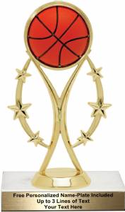 6 3/4" Color Sport Basketball Trophy Kit