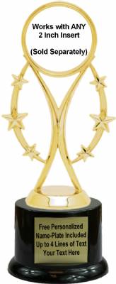 8" Sport Insert Holder Trophy Kit with Pedestal Base #2