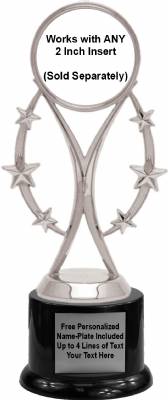 8" Sport Mylar Insert Holder Trophy Kit with Pedestal Base #2