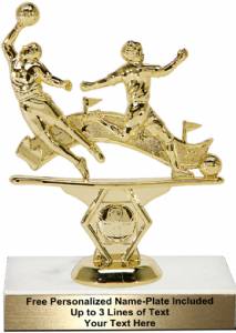 5 3/4" Double Action Soccer Male Trophy Kit