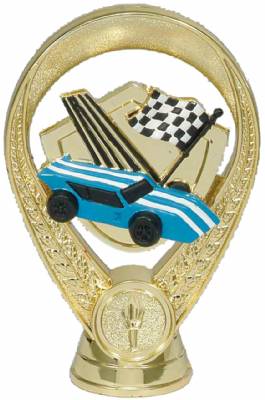 5" Pinewood Derby Trophy Figure with color