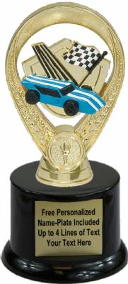 7" Pinewood derby Trophy Kit with Pedestal Base