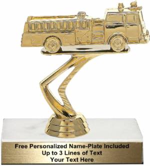 4 1/2" Fire Engine Trophy Kit