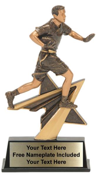 7" Flag Football Star Power Sport Resin Trophy