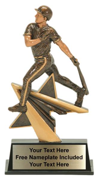 7" Baseball Star Power Sport Resin Trophy