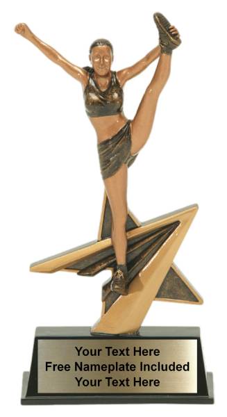 7" Cheer Star Power Sport Resin Trophy