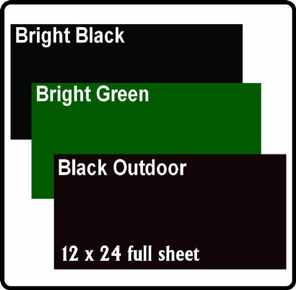 12" x 24" Sheet Anodized Aluminum 3 Colors