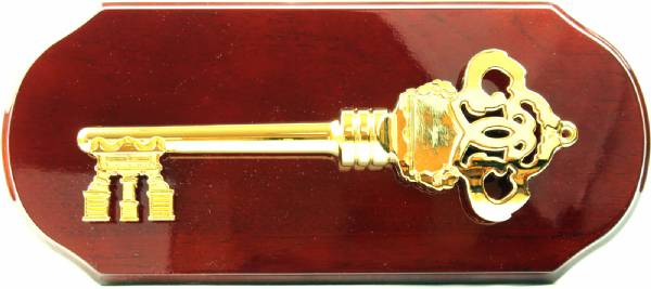 16" x 7" Large Key to the City Plaque Blank
