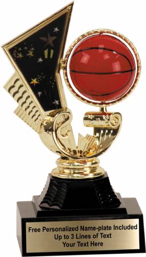 Basketball Spinner Trophy