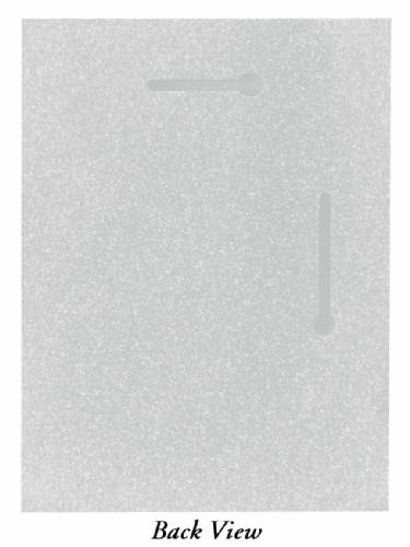 6" x 8" Grey AcrylaStone Indoor / Outdoor Plaque Blank #2