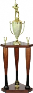 Baseball Bat Trophy Kit - 3 Post - BC29-3