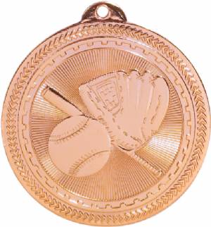 2" Baseball BriteLazer Award Medal #4