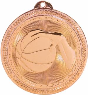 2" Basketball BriteLazer Award Medal #4