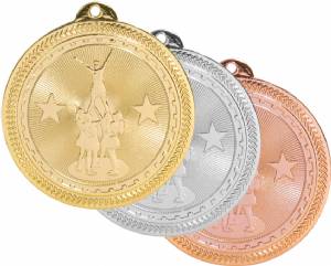 2" Competitive Cheer BriteLazer Award Medal #1