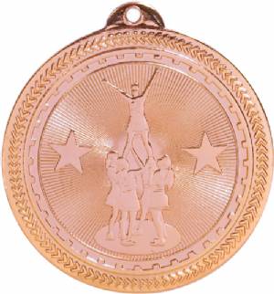 2" Competitive Cheer BriteLazer Award Medal #4