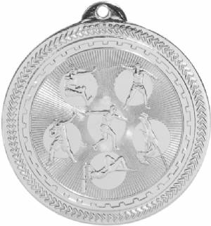 2" Field Events BriteLazer Award Medal #3