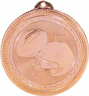 2" Football BriteLazer Award Medal #4
