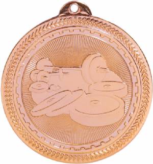 2" Weightlifting BriteLazer Award Medal #4