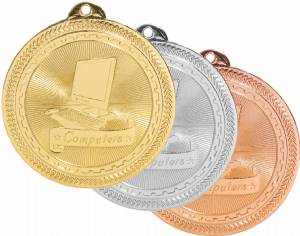 2" Computer BriteLazer Award Medal