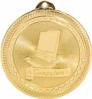 2" Computer BriteLazer Award Medal #2
