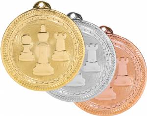2" Chess BriteLazer Award Medal