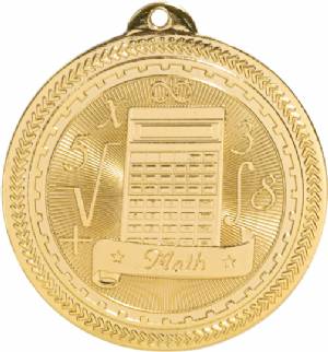 2" Math BriteLazer Award Medal #2