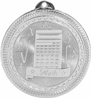 2" Math BriteLazer Award Medal #3