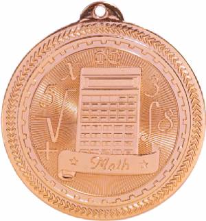 2" Math BriteLazer Award Medal #4