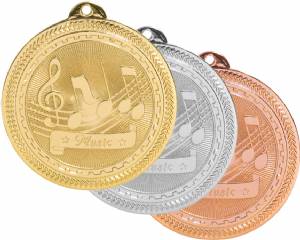2" Music BriteLazer Award Medal