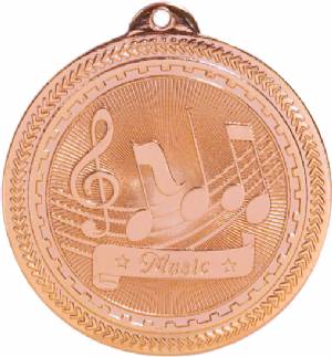 2" Music BriteLazer Award Medal #4