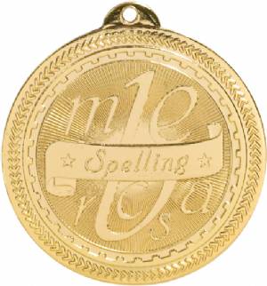 2" Spelling BriteLazer Award Medal #2