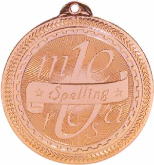2" Spelling BriteLazer Award Medal #4