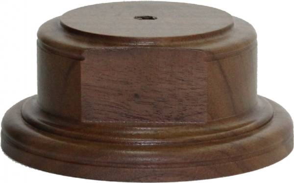 BS191WA Genuine Walnut Wood Base 4 5/8" x 2"