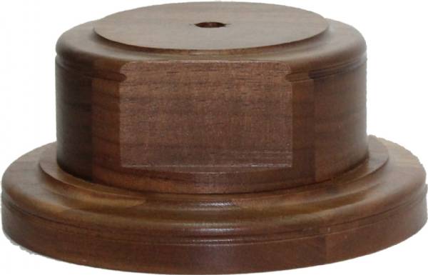 BS192WA Genuine Walnut Wood Base 5 3/8" x 2 3/8"