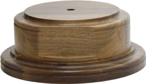 BS194WA Genuine Walnut Wood Base 6 3/4" x 2 1/2"