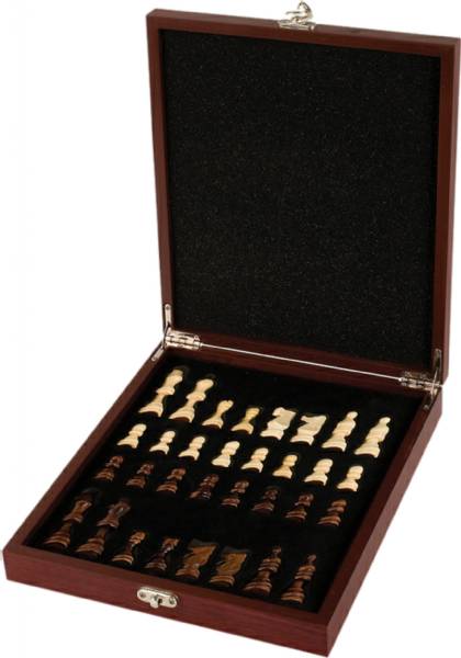 Rosewood Finish Chess Gift Set #3